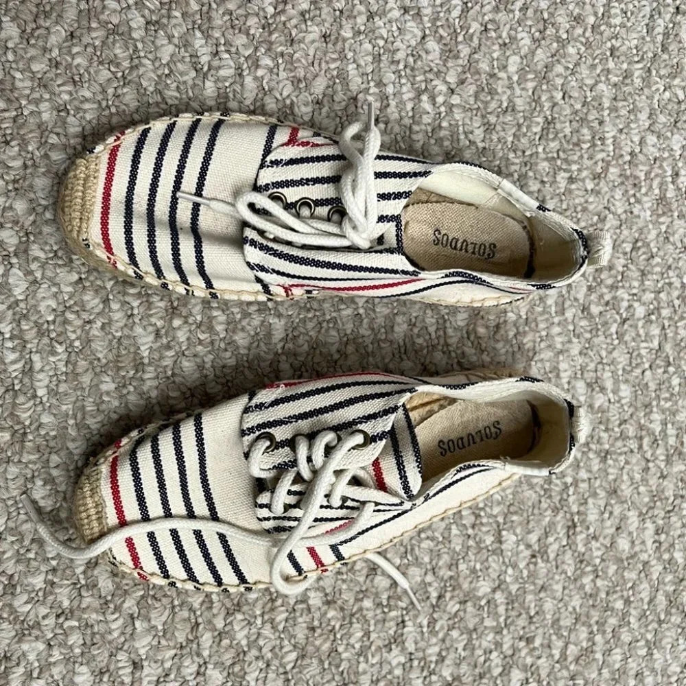 SOLUDOS Marine Stripe  Lace Sneakers 6